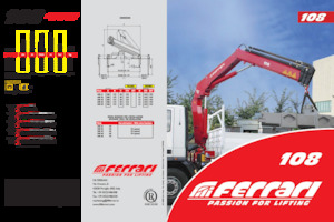 Hidraulikus rakodódaruk Ferrari® 108 A5 