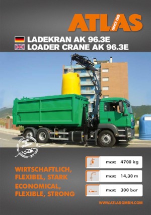 Hidraulikus rakodódaruk Atlas 110.1 V - 7,0/2