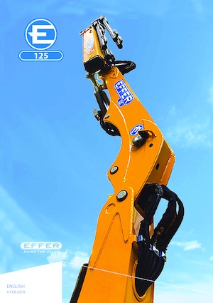 Hidraulikus rakodódaruk Effer 125 4S