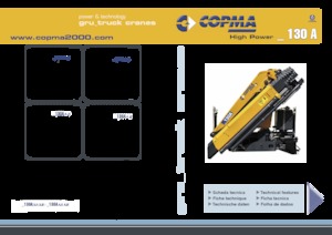 Hidraulikus rakodódaruk COPMA 2000 130A.3 J2