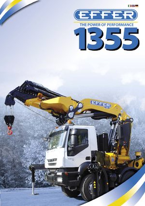 Hidraulikus rakodódaruk Effer 1355 8S