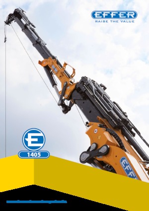Hidraulikus rakodódaruk Effer 1405 9S