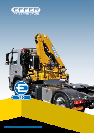 Hidraulikus rakodódaruk Effer 150 4S