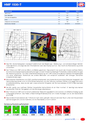 Hidraulikus rakodódaruk HMF 1530-T4-MCS