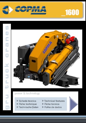 Hidraulikus rakodódaruk COPMA 2000 1600.9 J7