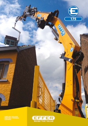 Hidraulikus rakodódaruk Effer 175 5S