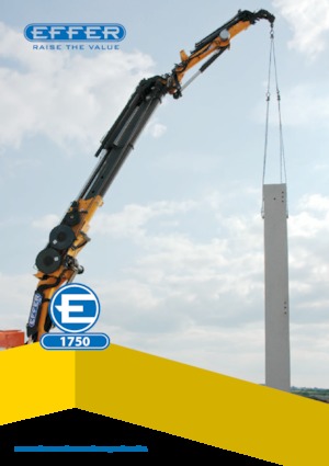 Hidraulikus rakodódaruk Effer 1750 8S