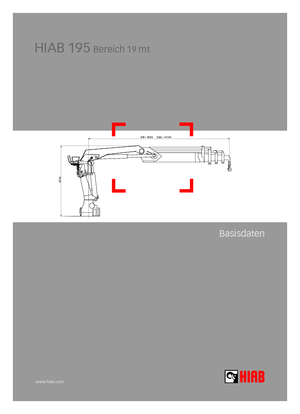Hidraulikus rakodódaruk Hiab 195-4 Jib 30