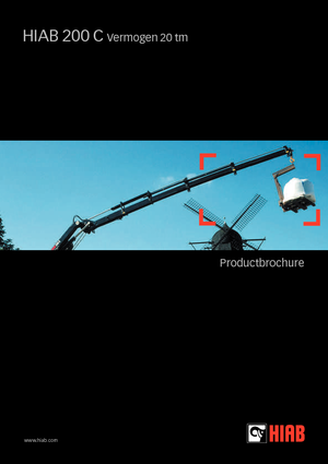 Hidraulikus rakodódaruk Hiab 200 C-2