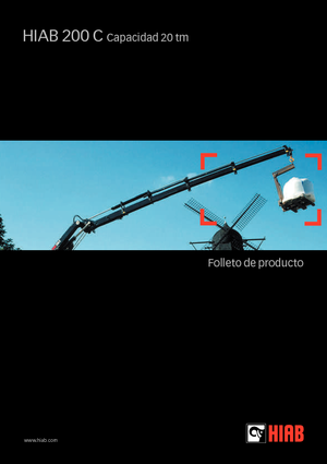 Hidraulikus rakodódaruk Hiab 200 C-2