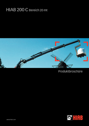 Hidraulikus rakodódaruk Hiab 200 C-2