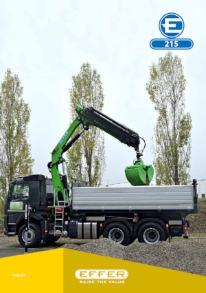 Hidraulikus rakodódaruk Effer 215 6S