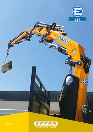 Hidraulikus rakodódaruk Effer 215 6S