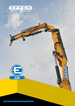 Hidraulikus rakodódaruk Effer 220 5S