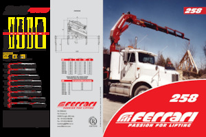 Hidraulikus rakodódaruk Ferrari® 258 A1 