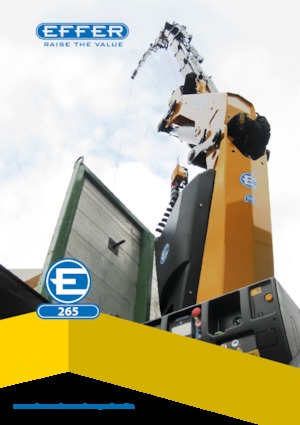 Hidraulikus rakodódaruk Effer 265 5S