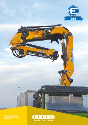 Hidraulikus rakodódaruk Effer 265 5S