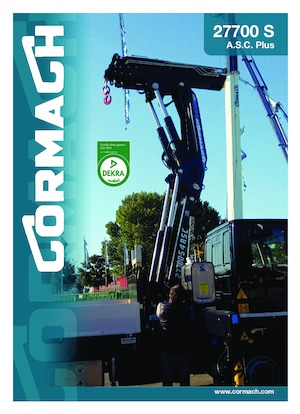 Hidraulikus rakodódaruk Cormach 27700 S8 A.S.C. Plus