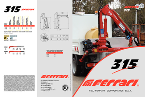 Hidraulikus rakodódaruk Ferrari® 315 A2 