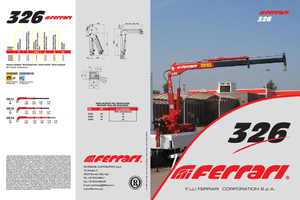 Hidraulikus rakodódaruk Ferrari® 326 A3 