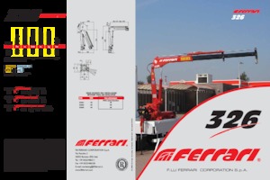 Hidraulikus rakodódaruk Ferrari® 326R A2 