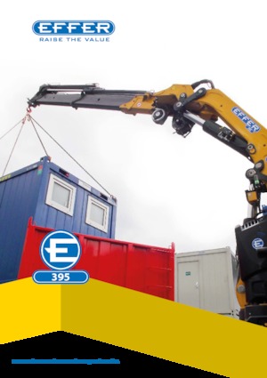 Hidraulikus rakodódaruk Effer 395 6S