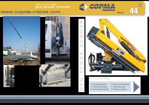 Hidraulikus rakodódaruk COPMA 2000 44.2