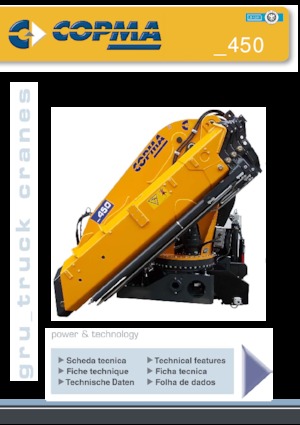 Hidraulikus rakodódaruk COPMA 2000 450.7 J3