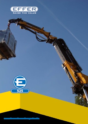 Hidraulikus rakodódaruk Effer 525 6S