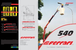 Hidraulikus rakodódaruk Ferrari® 540 A2 