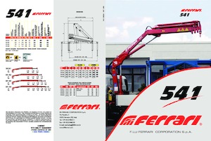Hidraulikus rakodódaruk Ferrari® 541 A3 