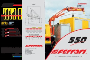 Hidraulikus rakodódaruk Ferrari® 550 A2 