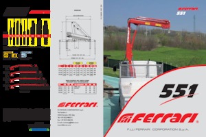 Hidraulikus rakodódaruk Ferrari® 551 A2 