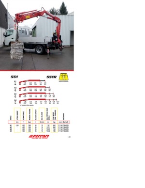 Hidraulikus rakodódaruk Ferrari® 551R A1 