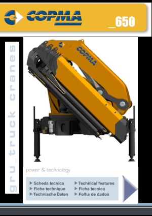 Hidraulikus rakodódaruk COPMA 2000 650.4