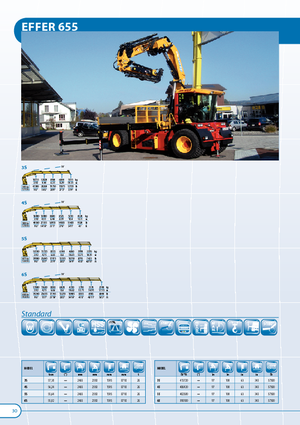 Hidraulikus rakodódaruk Effer 655 3S