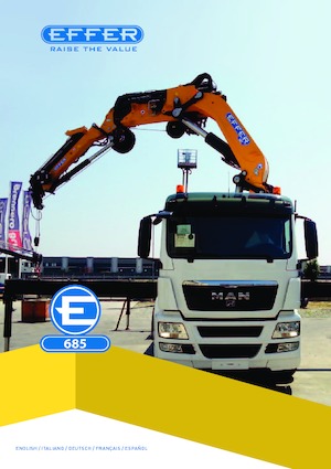 Hidraulikus rakodódaruk Effer 685 6S