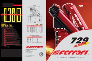 Hidraulikus rakodódaruk Ferrari® 729R A3 