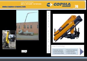 Hidraulikus rakodódaruk COPMA 2000 78.2