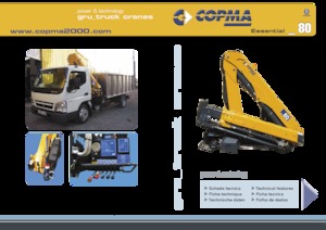 Hidraulikus rakodódaruk COPMA 2000 80.4