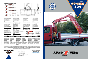 Hidraulikus rakodódaruk Amco Veba 804-4 S