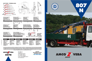 Hidraulikus rakodódaruk Amco Veba 807N-3 S Jib 1