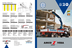 Hidraulikus rakodódaruk Amco Veba 820-6 S