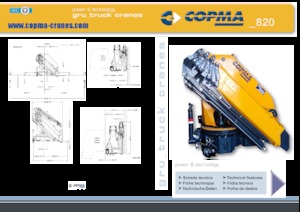 Hidraulikus rakodódaruk COPMA 2000 820.8 J6