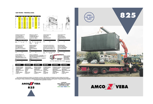 Hidraulikus rakodódaruk Amco Veba 825-3 S Jib 3S