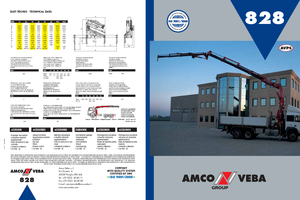 Hidraulikus rakodódaruk Amco Veba 828-4 S Jib 3