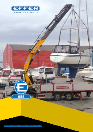 Hidraulikus rakodódaruk Effer 855 9S