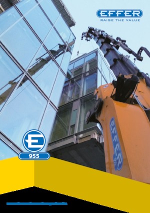 Hidraulikus rakodódaruk Effer 955 8S