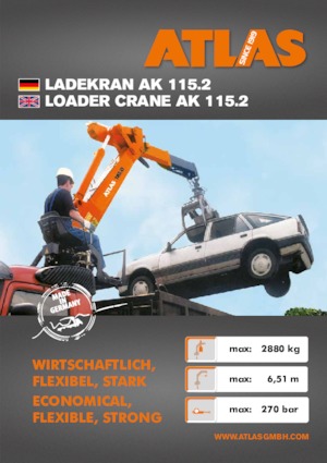 Hidraulikus rakodódaruk Atlas AK 115.2 A15