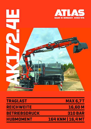 Hidraulikus rakodódaruk Atlas AK 172.4E A6 